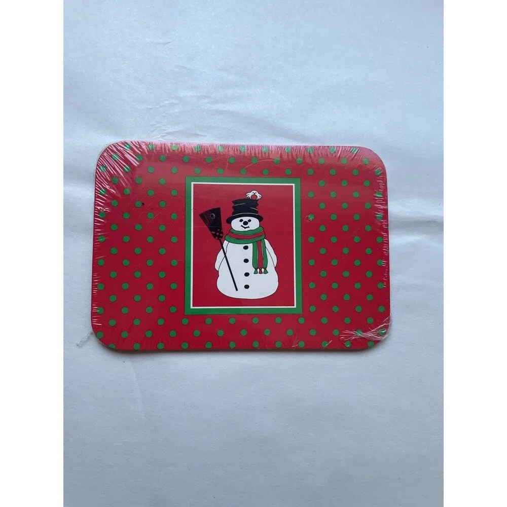 SEALED PACKAGE Vintage SANGAMON 12 SNOWMAN HOLIDAY POST CARDS Christmas Letters